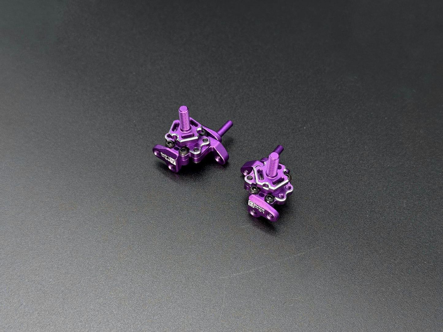 Team AD Steering Blocks PURPLE – AD-9012P