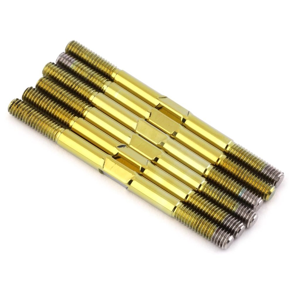 Pro Duty 3.5mm Titanium Turnbuckles - Polished Gold - Xray XB4 '23