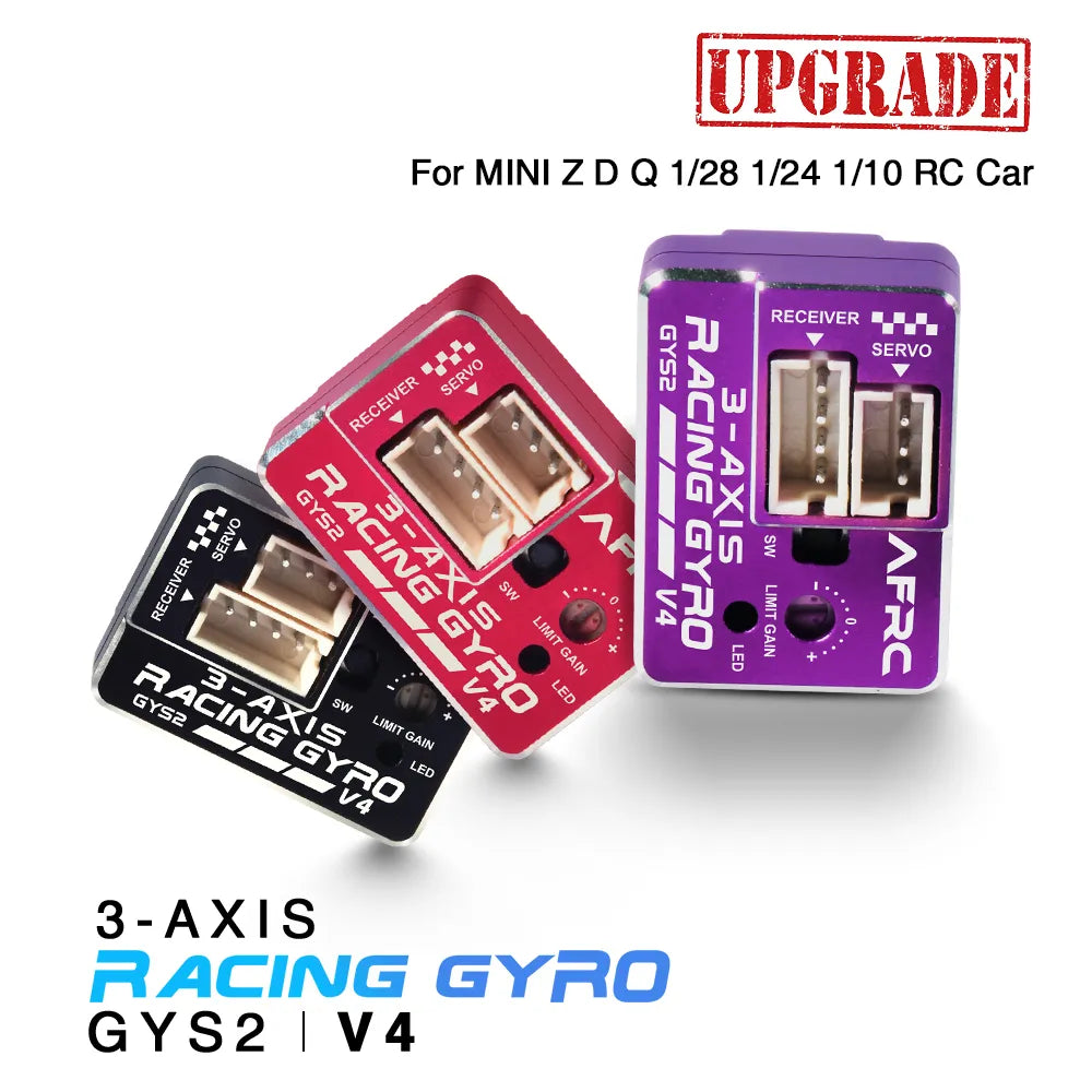 AFRC GYS-2 V4 Gyro RED - GYS2-V4-S-R – RR-365R