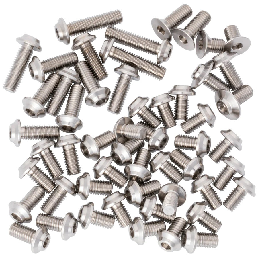 Pro Duty Titanium Upper Screw Set - 55 pcs (Mugen MTC2R)