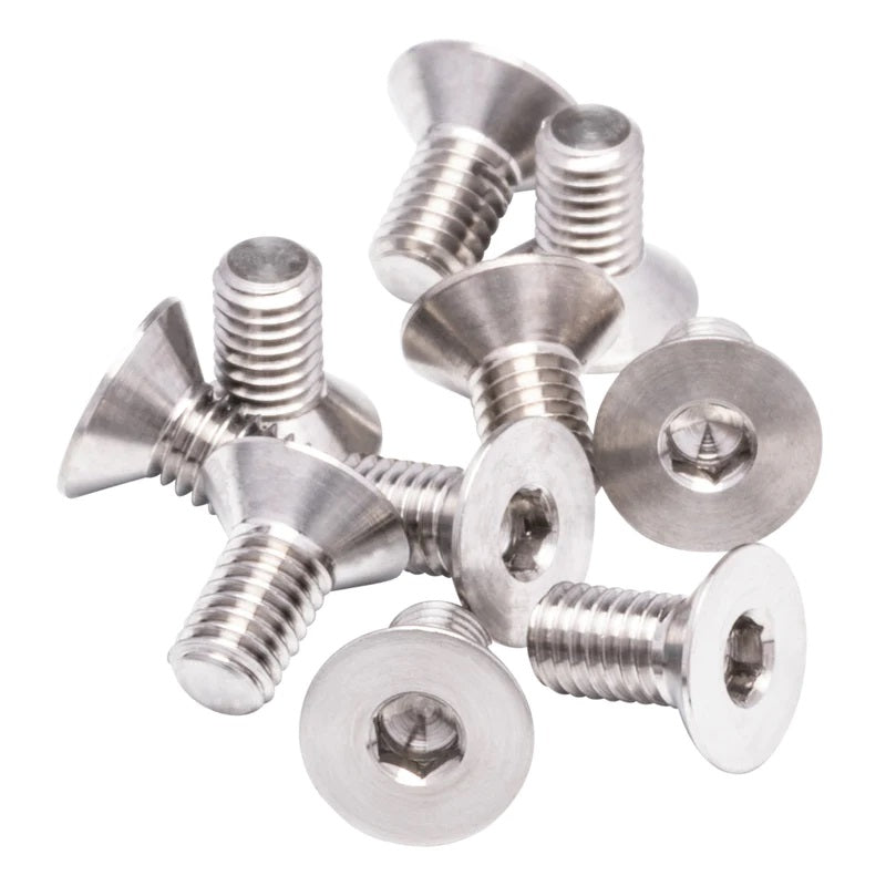 Pro Duty Titanium Screws - Flat Head - M4 x 20mm - 5pcs