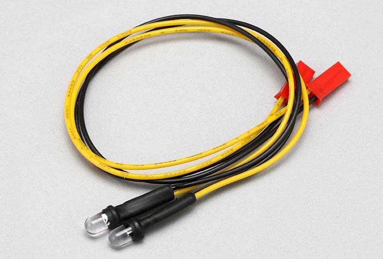 Yokomo LED light set for additional lights (2 Orange lights included) - D-068