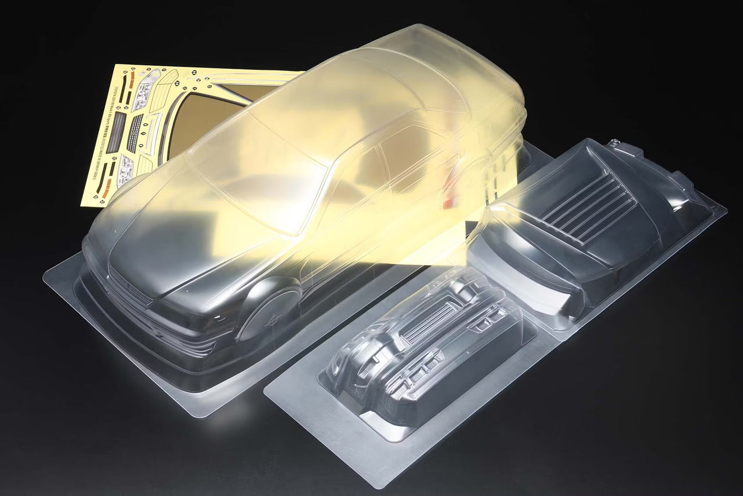 Yokomo BN Sports Toyota JZX100 MarkⅡ Body Set (with lights, aero parts and light decals) - SD-JZXBNB