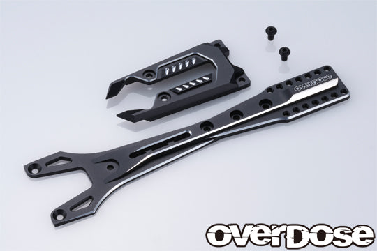 OVERDOSE Aluminum Upper Chassis Set (For GALM series / Black) - OD3819