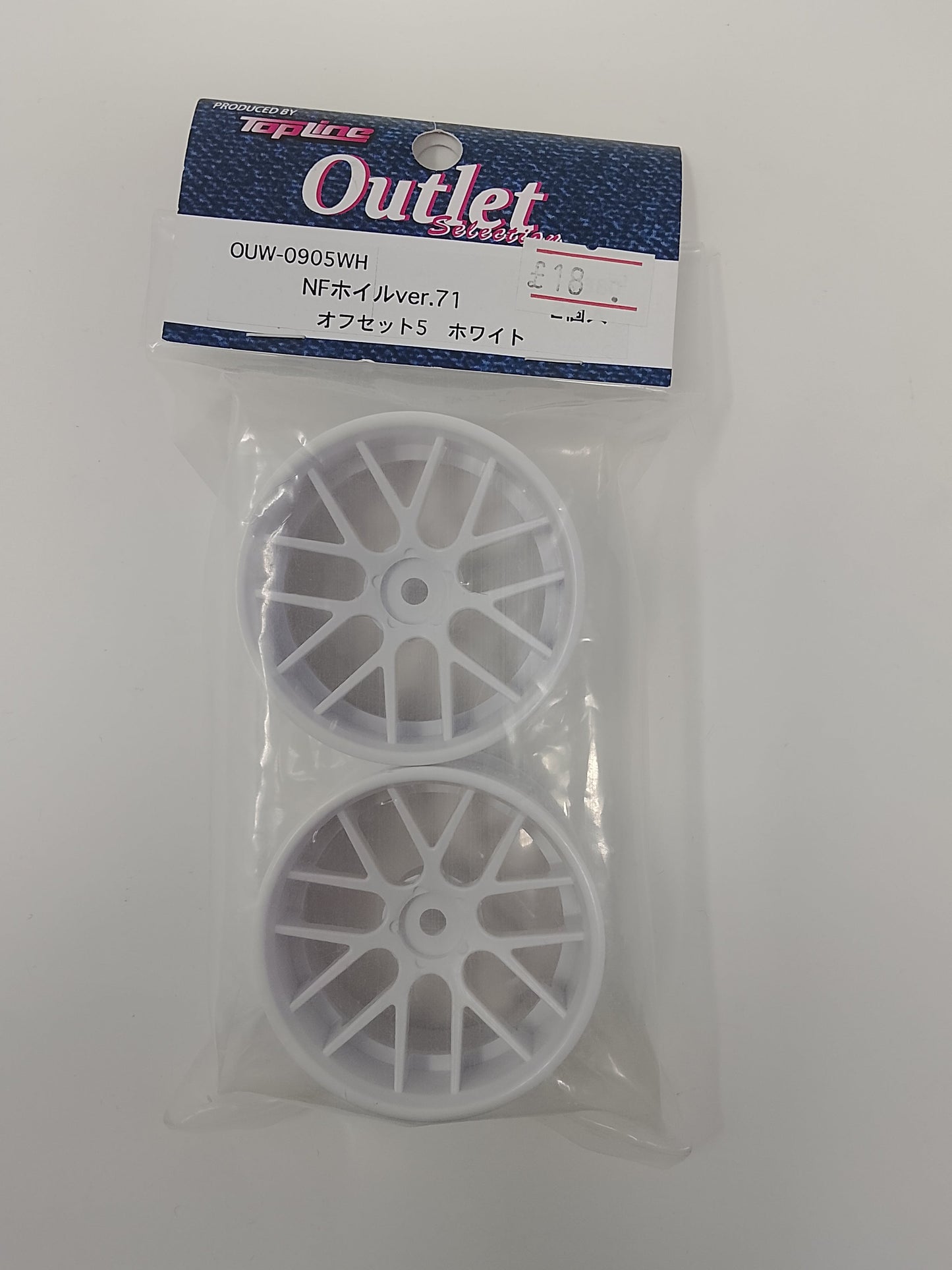 TOPLINE DRIFT WHEELS offset 5 WHITE - OUW-0905WH
