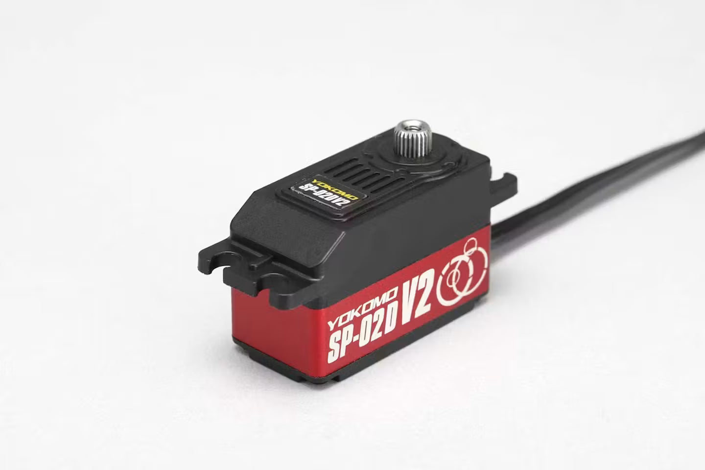 Yokomo SP-02D Low Profile RWD Drift (0.093s/12.0kg/6.0V) Coreless Servo - Red - SP-02DV2R