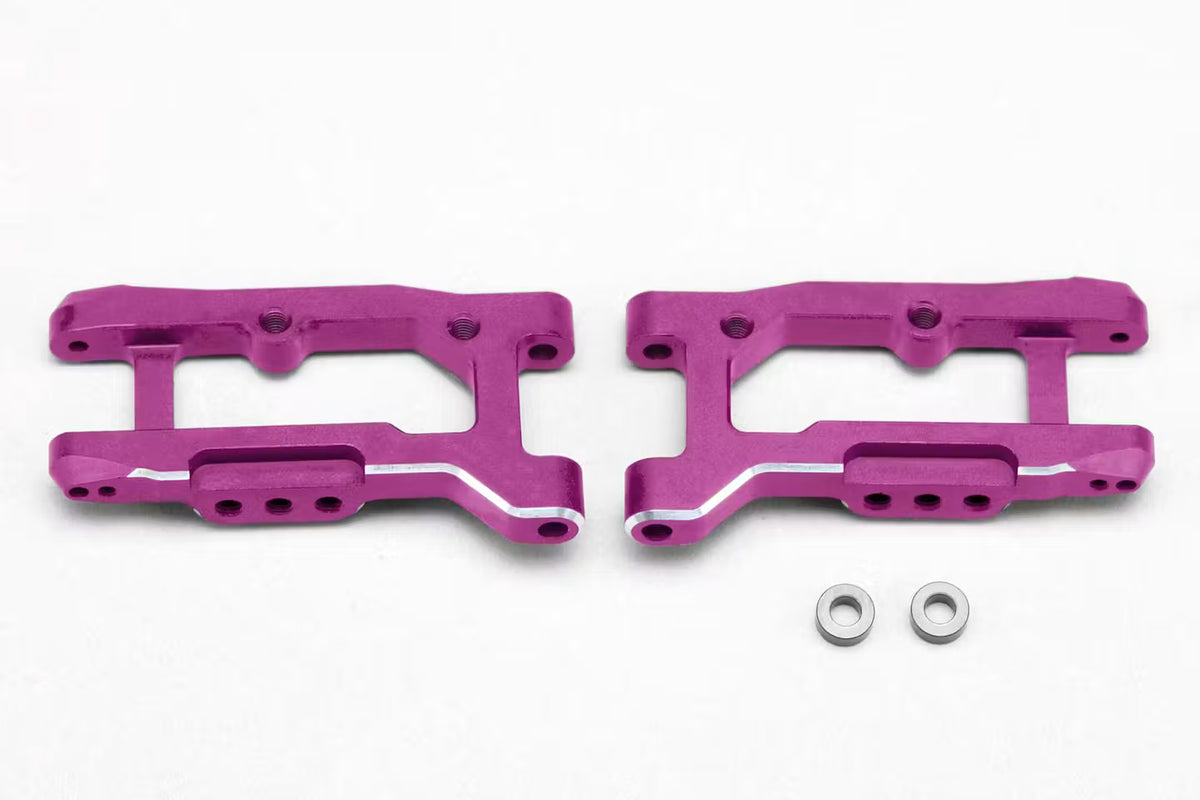 Yokomo Aluminium Rear Weight H Arm (for RD2.0/SD2.0 Short Arm) - Purple - Y2-P08RAW