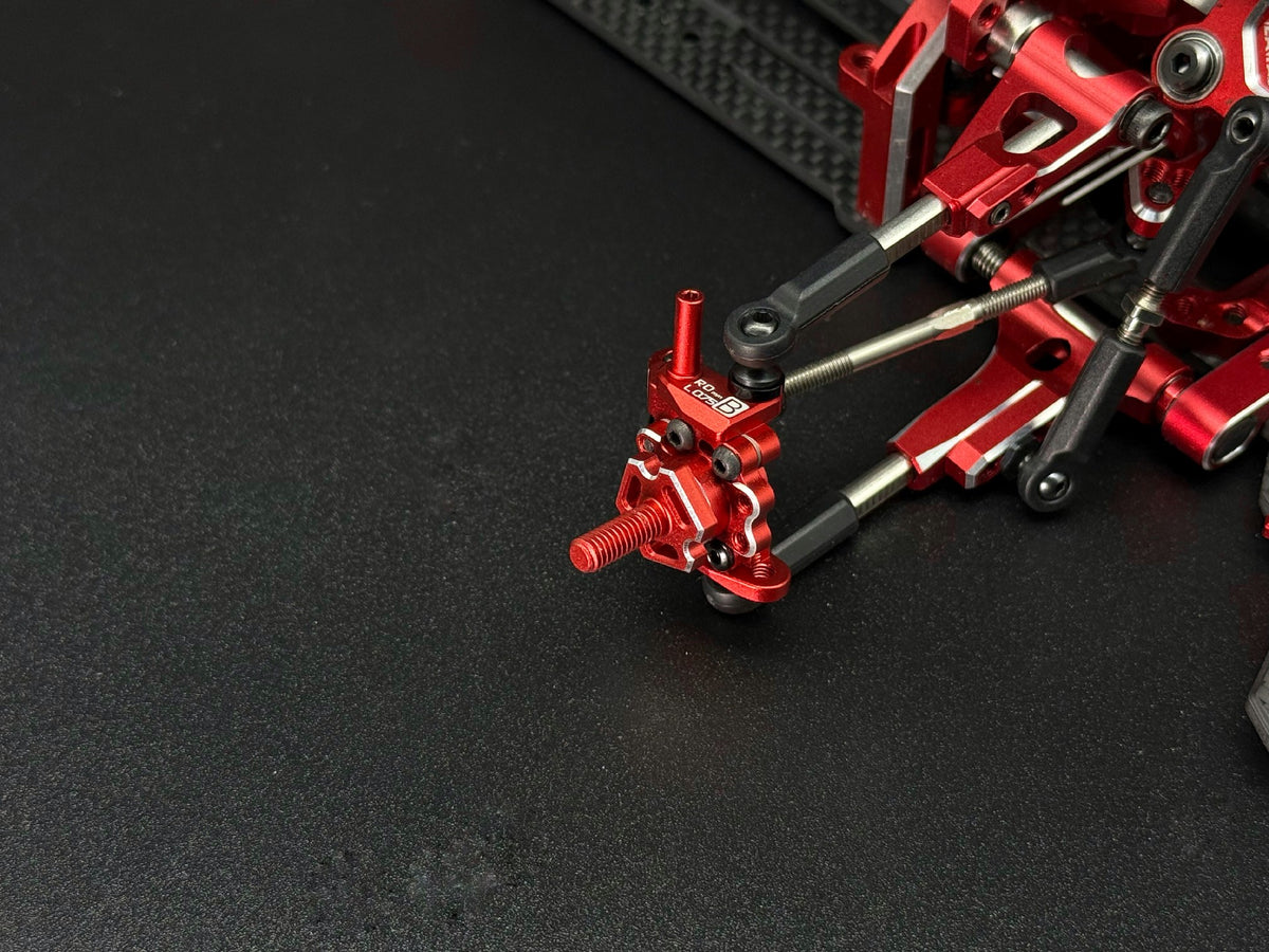 Team AD Steering Blocks RED – AD-9012R