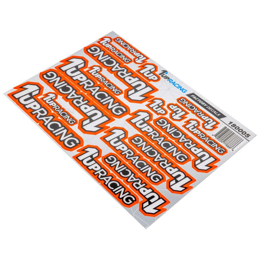 1up Racing Factory Decal Sheet - Orange