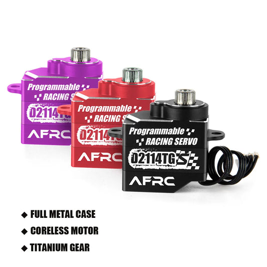 AFRC 11g All Metal Micro Programmable Servo PURPLE - D2114TG-S-P – RTS-360P