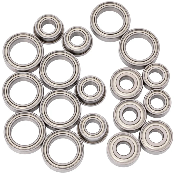 1Up Cv2 - Pro Ball Bearing Set - chrome/ceramic (Xray XB4'25)