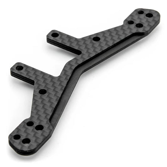 CF1 - Carbon fibre front bumper brace and body mount plate (AE TC8)