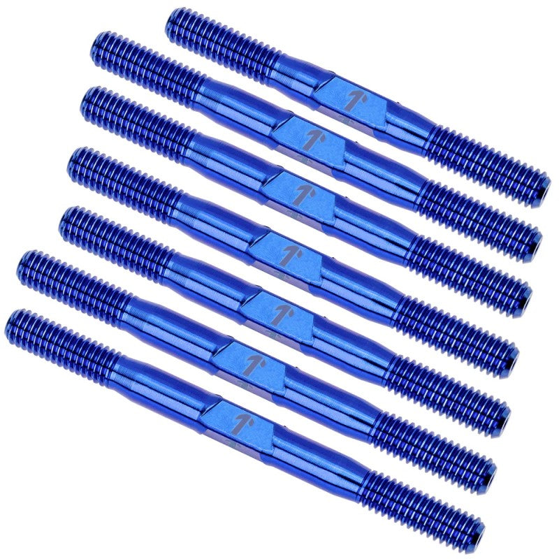 Pro Duty 3.5mm Titanium Turnbuckles - Polished Blue - Xray XB4 '23