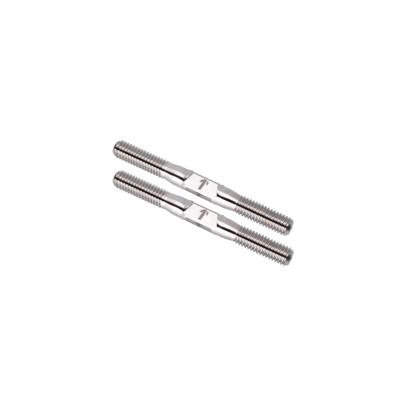Pro Duty 3.5mm Titanium Turnbuckles - Raw Finish - pr (M3.5 x 46mm)
