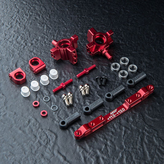 MST Alum. TMB rear hub set (red) - 210719R