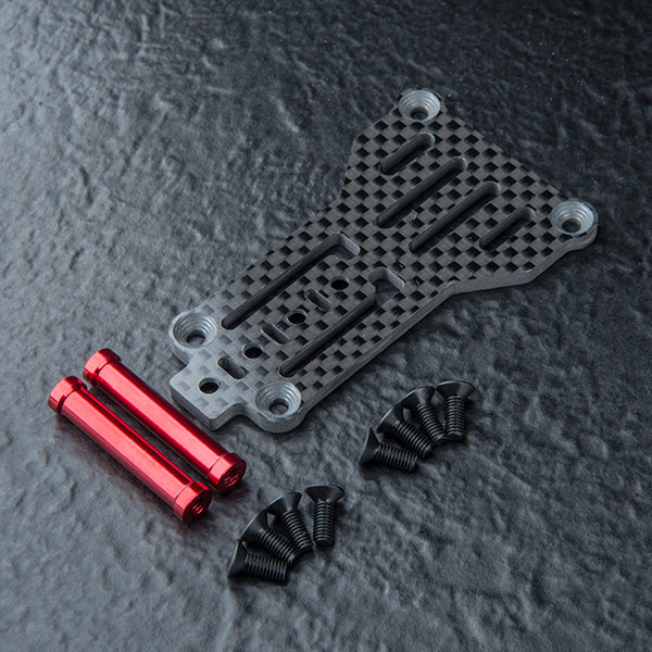 MST RMX 4 Carbon lightweight rear link plate set (red) - 210735R