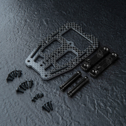 MST RMX 4 Carbon lightweight front head mount (black) - 210736BK