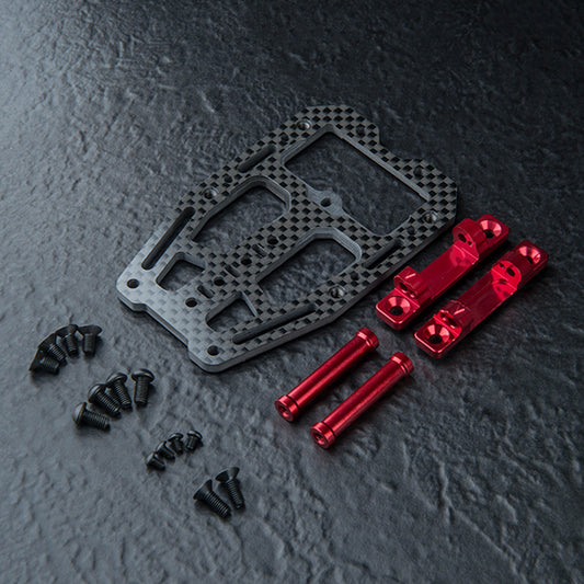 MST RMX 4 Carbon lightweight front head mount (red) - 210736R
