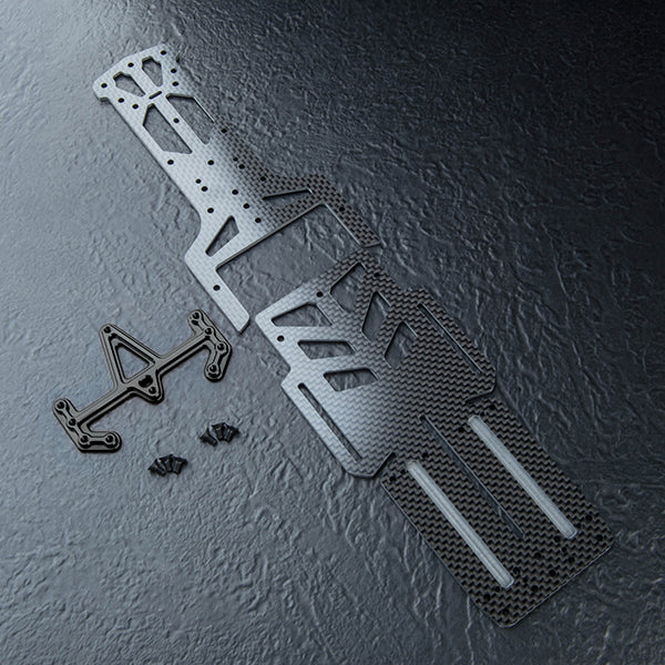 MST RMX 4 Carbon lightweight adj. WB 257/266/275 lower deck (black) - 210737BK