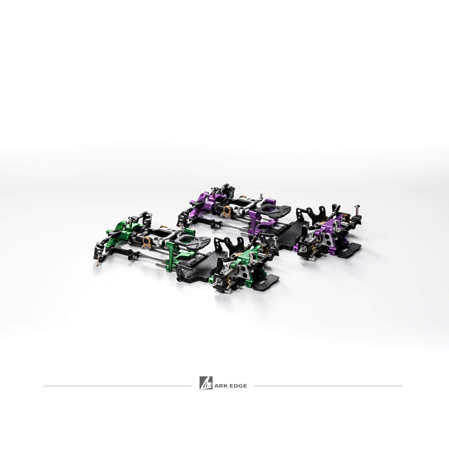 ARKEDGE AE24X PRO 1/24 SCALE RWD RC DRIFT CHASSIS PURPLE [Pre-Assembled] - aedfx24zyz