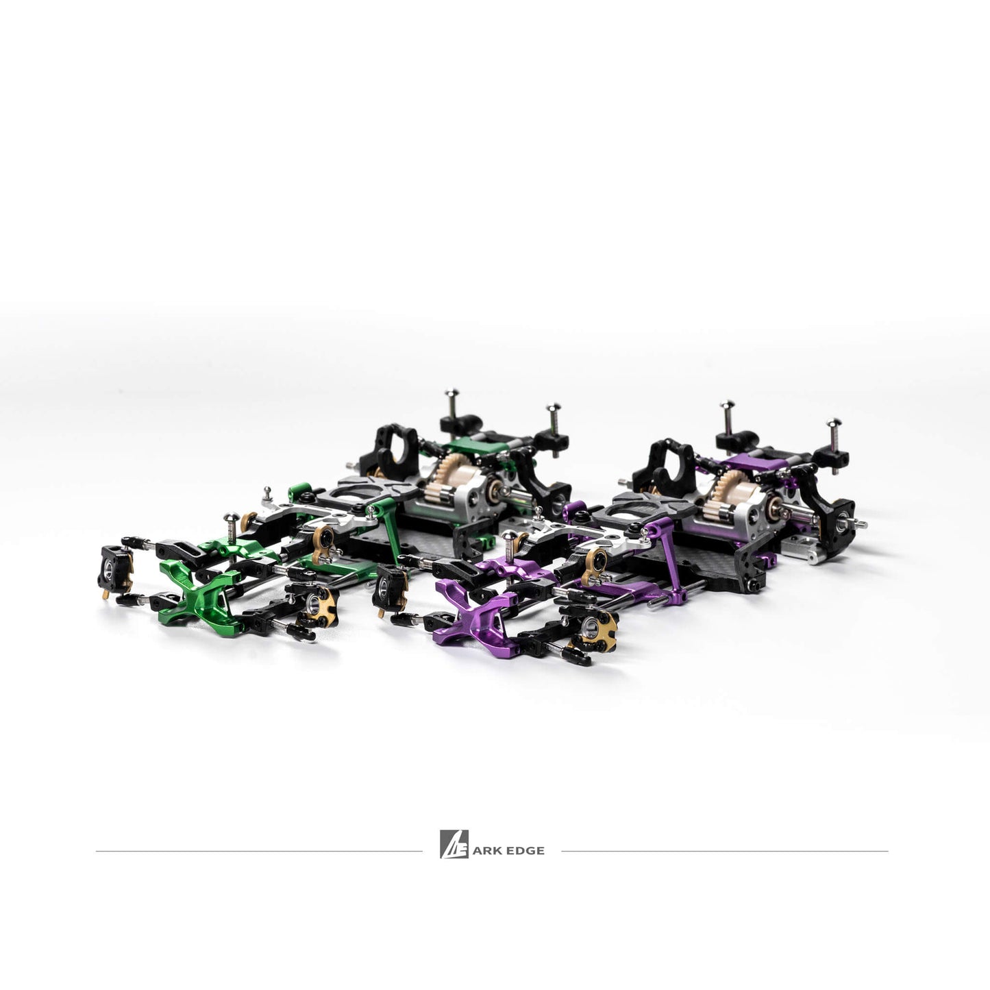 ARKEDGE AE24X PRO 1/24 SCALE RWD RC DRIFT CHASSIS GREEN [Pre-Assembled] - aedfx24lyz