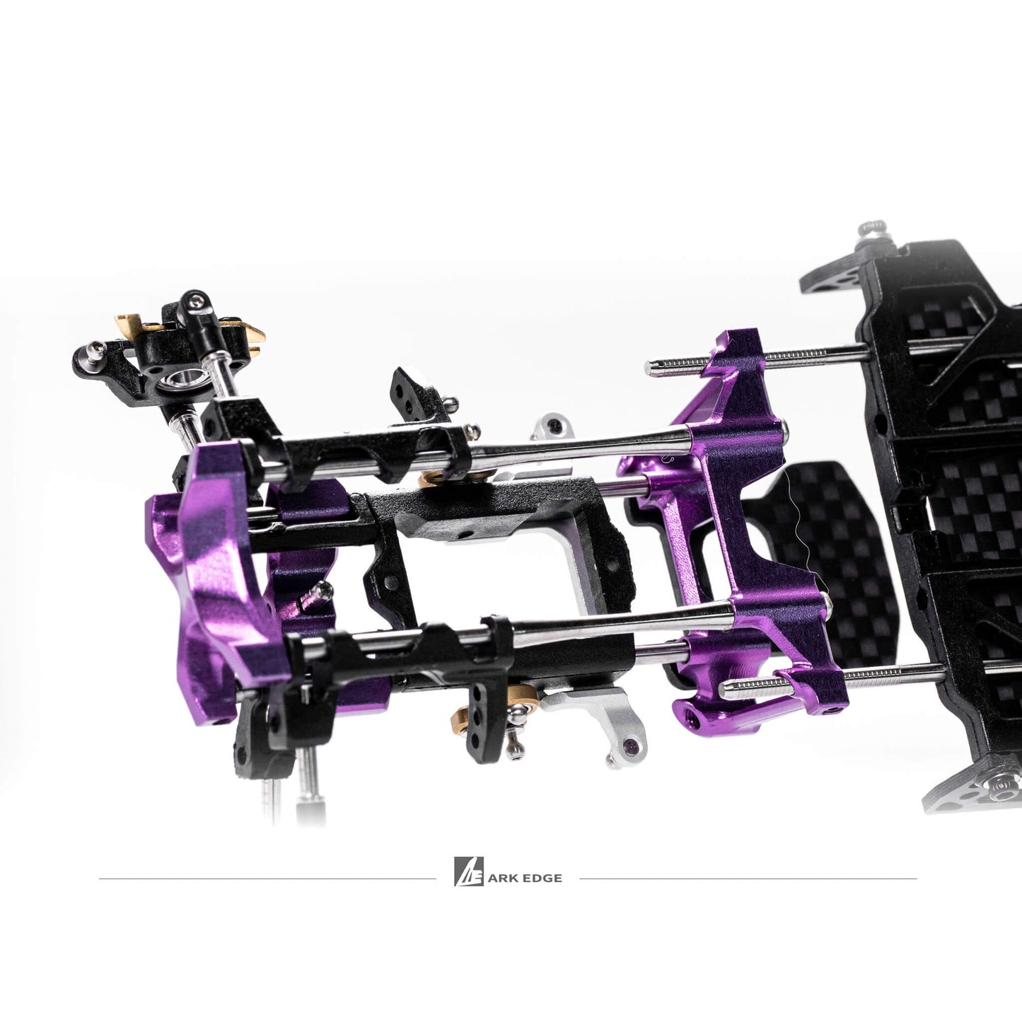 ARKEDGE AE24X PRO 1/24 SCALE RWD RC DRIFT CHASSIS PURPLE [Pre-Assembled] - aedfx24zyz