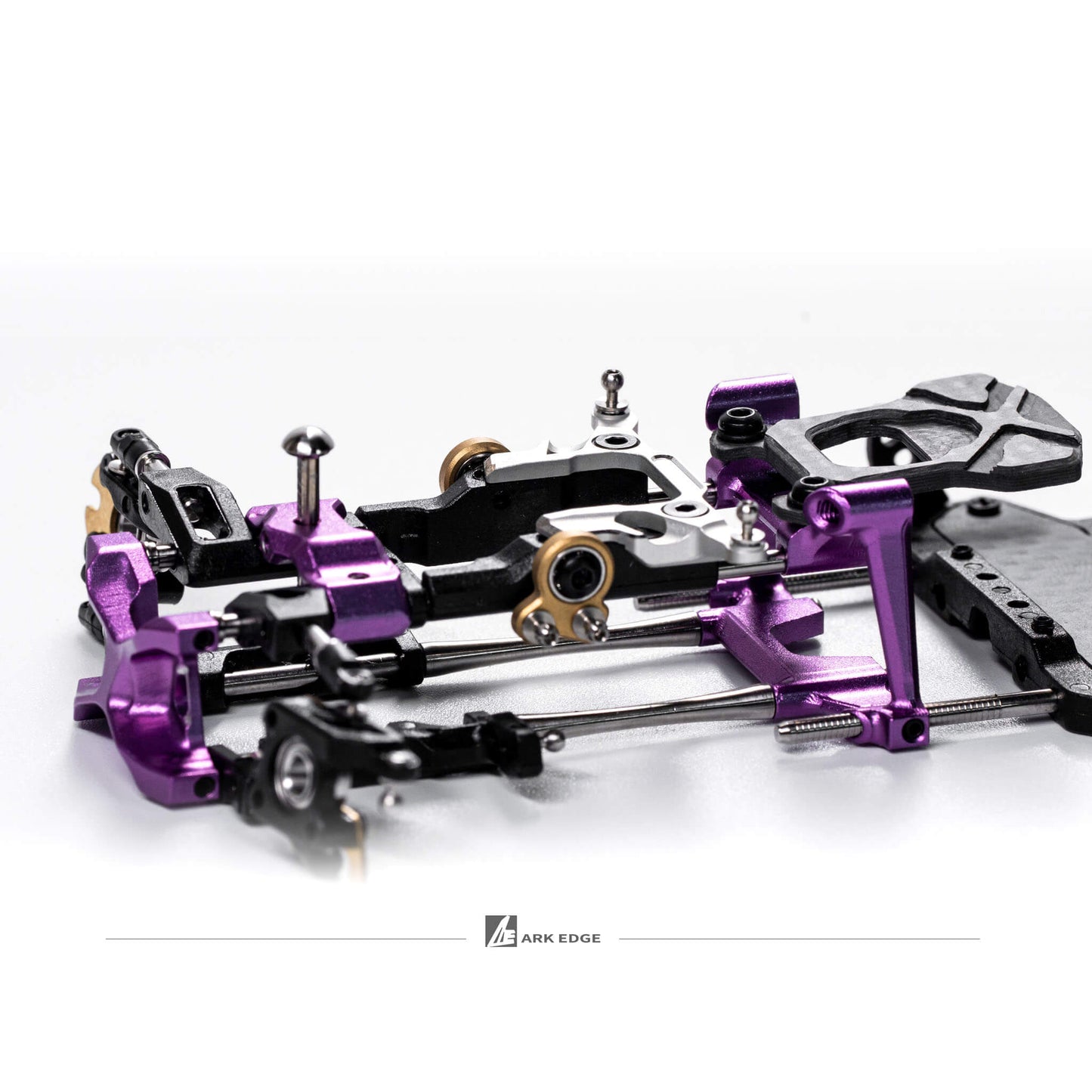 ARKEDGE AE24X PRO 1/24 SCALE RWD RC DRIFT CHASSIS PURPLE [Pre-Assembled] - aedfx24zyz
