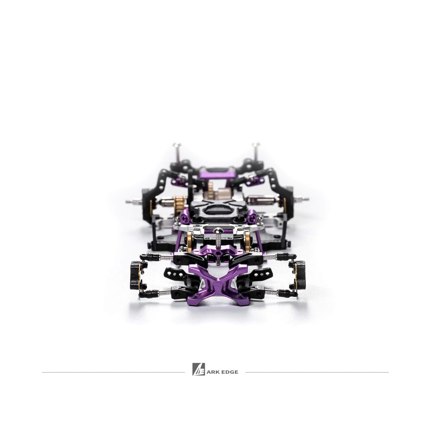 ARKEDGE AE24X PRO 1/24 SCALE RWD RC DRIFT CHASSIS PURPLE [Pre-Assembled] - aedfx24zyz