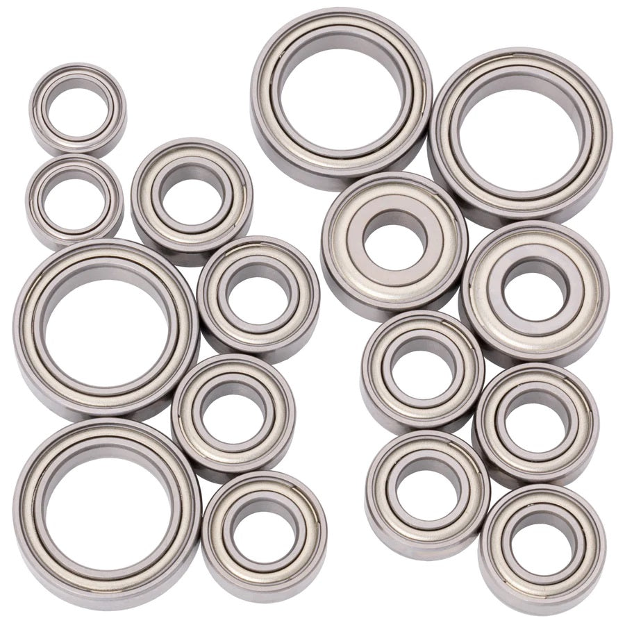 1Up Cv2 - Pro Ball Bearing Set - chrome/ceramic (Xray XB2 '23)