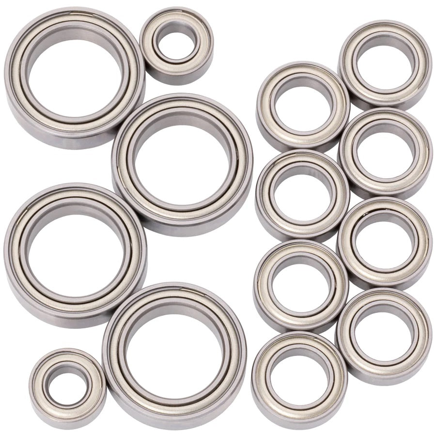 1Up Cv2 - Pro Ball Bearing Set - chrome/ceramic (Xray X4 '23)