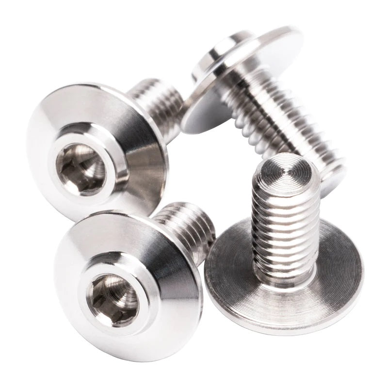 Pro Duty Titanium Screws - Lockdown Head - M3x8 - 4pcs