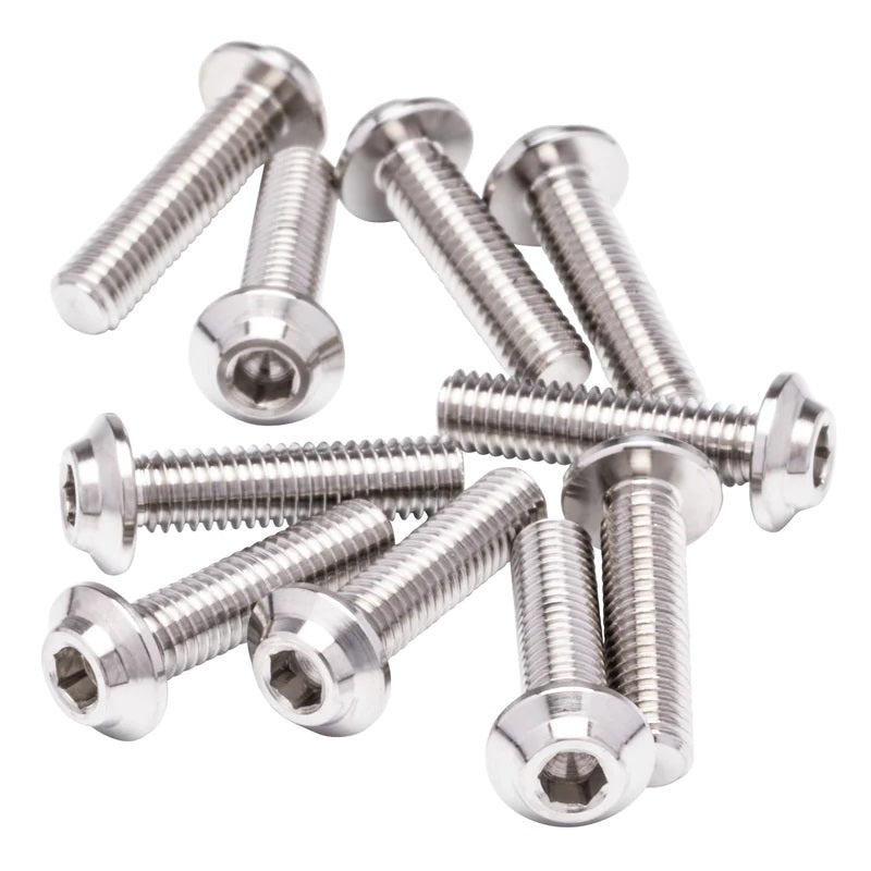 Pro Duty Titanium Screws - LowPro Head - M3x12 - 10pcs