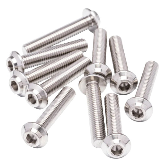 Pro Duty Titanium Screws - LowPro Head - M3x20 - 10pcs