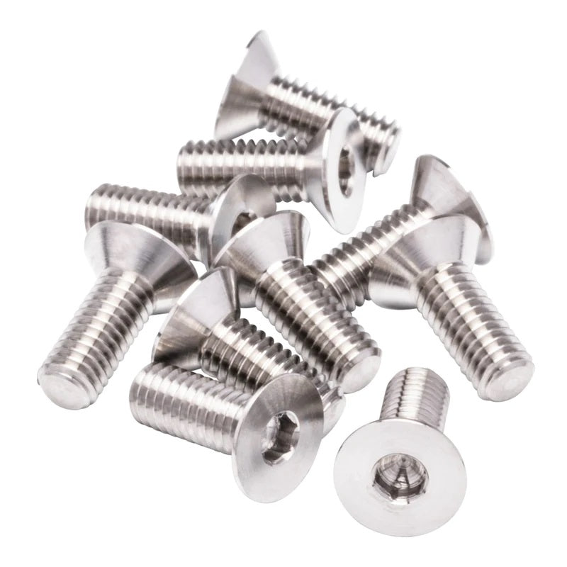 Pro Duty Titanium Screws - Flat Head - M3x8 - 5pcs