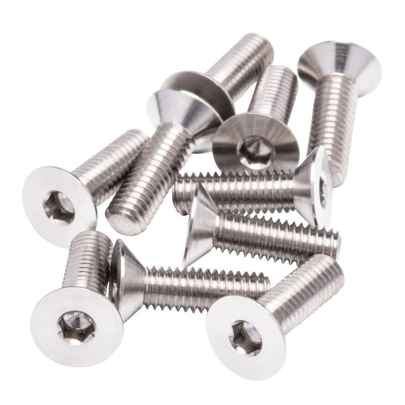 Pro Duty Titanium Screws - Flat Head - M3x10 - 5pcs