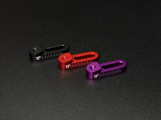 Team AD 11°Forward Tilt Steering Base PURPLE (FOR AD-9019) – AD-90191P