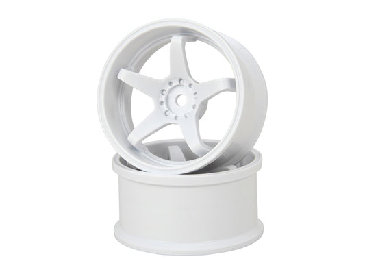 HAYATE N-Type Drift Wheel Super Traction/+8/White - GD051