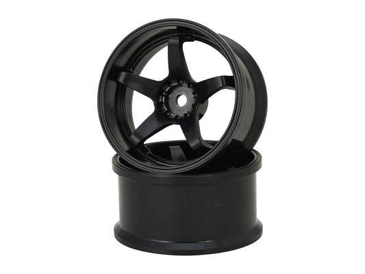 HAYATE N-Type Drift Wheel Super Traction/+8/Black - GD057