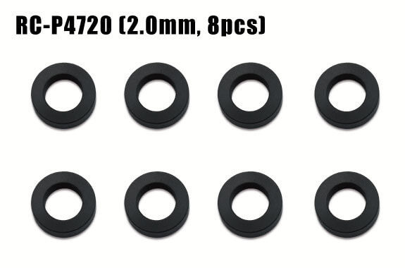 Reve D 2mm Precision Duracon Spacer 4x7x2.5mm (8pk) RC-4720