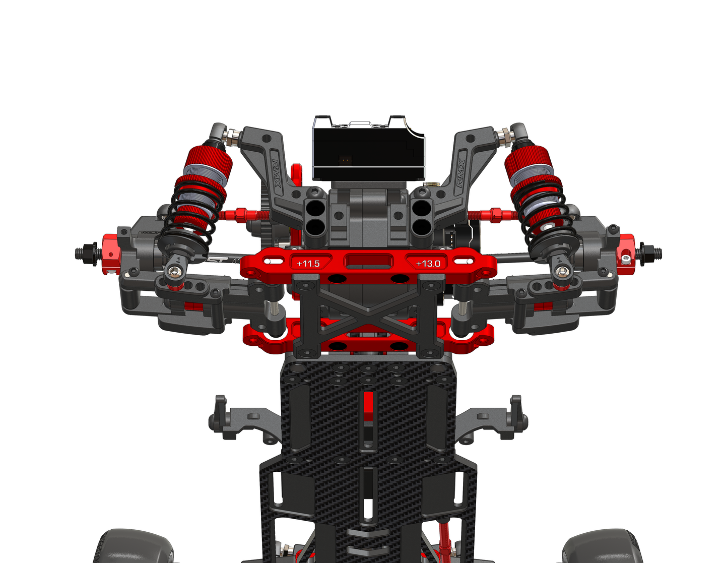 MST RMX 4 GT Competition-Level RWD Kit (red) - 532219R