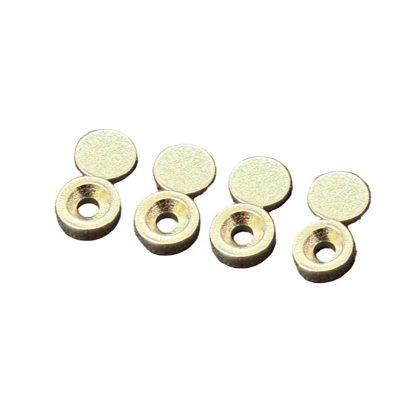 Rhino Racing RTS 1/24 Sized Spare Magnet Set (4 Round / 4 Countersunk) RTS-442