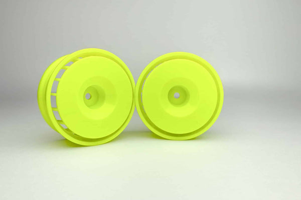 Reve D Drift Wheel GA18 Fluorescent Yellow 4mm Offset (2) RW-GA18Y4