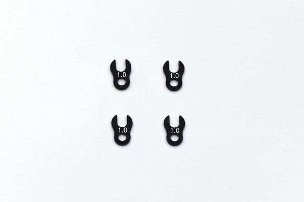 Reve D Alu. Crab Spacer Set 1.0mm (1hole X 4) RC-KS110