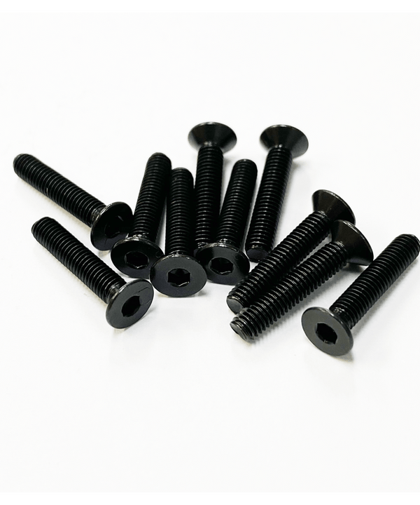 TOPLINE STEEL COUNTERSUNK SCREW BLACK 16mm - TSD-16BK