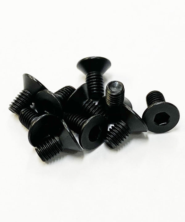 TOPLINE STEEL COUNTERSUNK SCREW BLACK 6mm - TSD-06BK