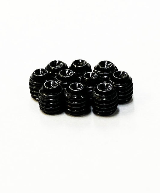 TOPLINE HEXAGON SOCKET SET SCREWS BLACK M3×3mm - THB-03BK