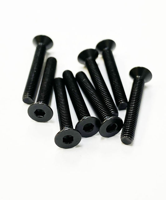 TOPLINE STEEL COUNTERSUNK SCREW BLACK 20mm - TSD-20BK