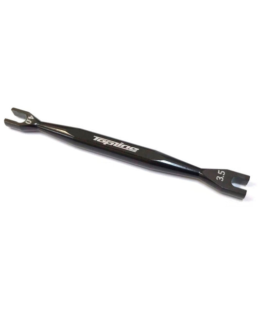 TOPLINE 7075 Turnbuckle Wrench 3.5mm×4.0mm Black - TP-193 BK