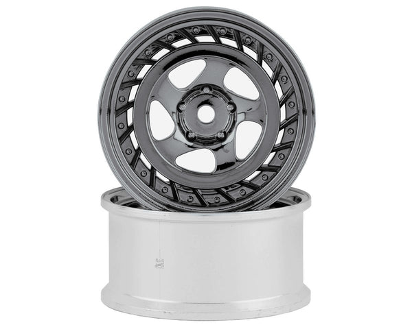 WORLD PRO SSR Formula AERO SPOKE WHEEL (deep rim) offset 8 Black Chrome (2pcs) - WW-0608BC