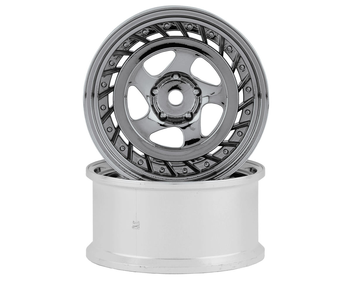 WORLD PRO SSR Formula AERO SPOKE WHEEL (shallow rim) offset 6 Chrome Silver (2pcs) - WW-0606CS